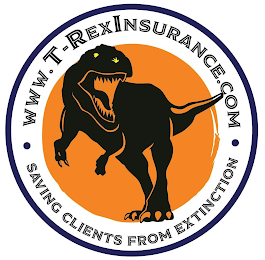 WWW.T-REXINSURANCE.COM SAVING CLIENTS FROM EXTINCTION logo