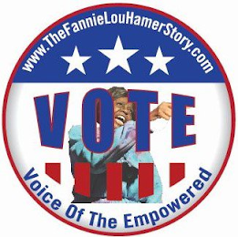 WWW.THEFANNIELOUHAMERSTORY.COM VOTE VOICE OF THE EMPOWERED logo