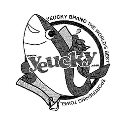 WWW.YEUCKY.COM YEUCKY BRAND THE WORLD'S BEST SPORTFISHING TOWEL logo