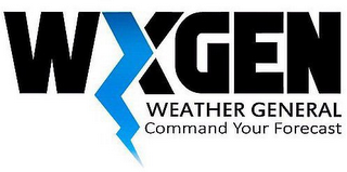 WXGEN WEATHER GENERAL COMMAND YOUR FORECAST logo