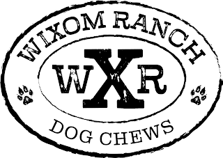 WXR WIXOM RANCH DOG CHEWS logo