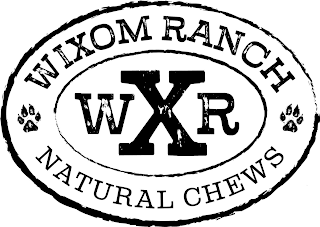 WXR WIXOM RANCH NATURAL CHEWS logo