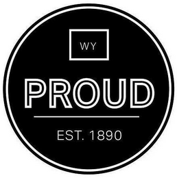 WY PROUD EST. 1890 logo