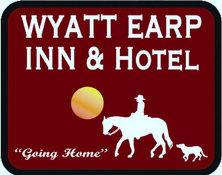 WYATT EARP INN & HOTEL "GOING HOME" logo