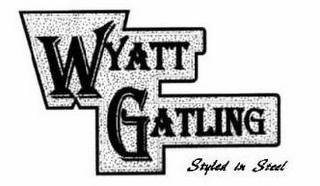 WYATT GATLING STYLED IN STEEL logo