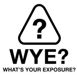 ? WYE? WHAT'S YOUR EXPOSURE? logo