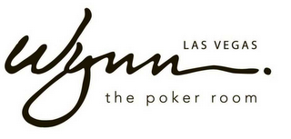 WYNN. LAS VEGAS THE POKER ROOM logo