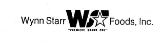 WYNN STARR FOODS, INC. WSF "PREMIERE GRAND CRU" logo