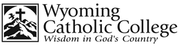 WYOMING CATHOLIC COLLEGE WISDOM IN GOD'S COUNTRY logo
