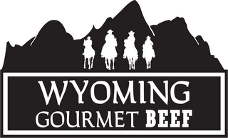 WYOMING GOURMET BEEF logo