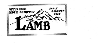 WYOMING HIGH COUNTRY FRESH GOURMET CUTS LAMB logo