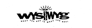 WYSIWYG WHAT YOU SEE IS WHAT YOU GET! logo