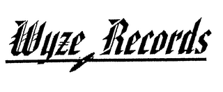 WYZE RECORDS logo