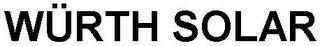 WÜRTH SOLAR logo