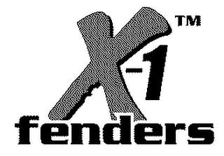 X-1 FENDERS logo