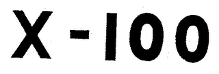 X-100 logo