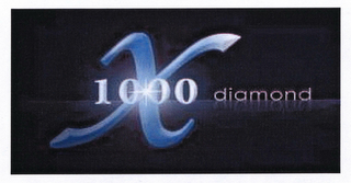 X 1000 DIAMOND logo
