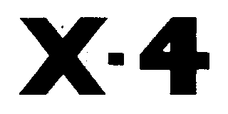 X-4 logo