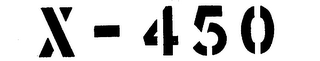 X-450 logo
