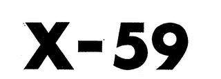X-59 logo