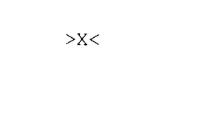 >X<