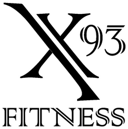 X 93 FITNESS logo