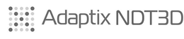 X ADAPTIX NDT3D logo