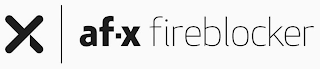 X AF-X FIREBLOCKER logo