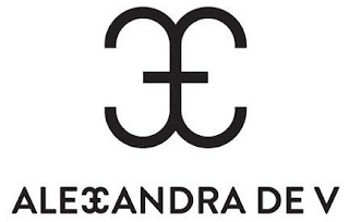 X ALEXANDRA DE V logo