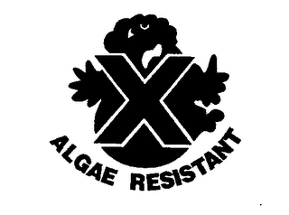 X ALGAE RESISTANT logo