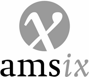 X AMS IX logo