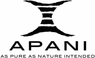 X APANI AS PURE AS NATURE INTENDED logo