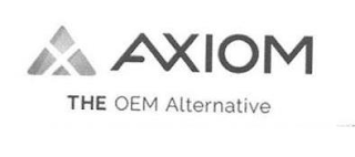 X AXIOM THE OEM ALTERNATIVE logo