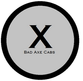 X BAD AXE CABS logo
