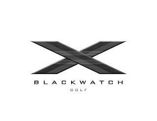 X BLACKWATCH GOLF logo