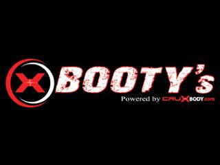 X BOOTY'S POWERED BY CRUXBODY.COM logo