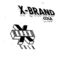 X-BRAND COLA logo