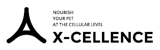 X-CELLENCE NOURISH YOUR PET AT THE CELLULAR LEVEL logo