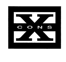 X CONS logo