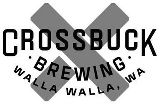 X CROSSBUCK · BREWING ·  WALLA WALLA, WA logo