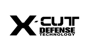 X - CUT DEFENSE TECHNOLOGY logo