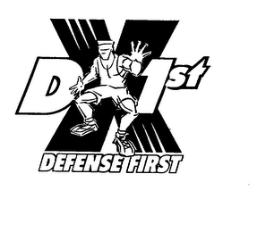 X D 1ST DEFENSE FIRST logo