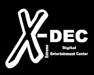 X-DEC EXTREME DIGITAL ENTERTAINMENT CENTER logo
