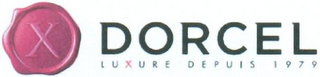 X DORCEL LUXURE DEPUIS 1979 logo