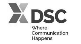 X DSC WHERE COMMUNICATION HAPPENS logo