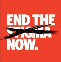 X END THE STIGMA NOW. logo