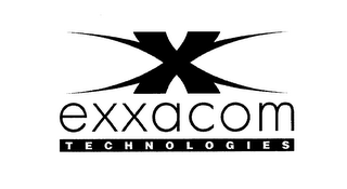 X EXXACOM TECHNOLOGIES logo
