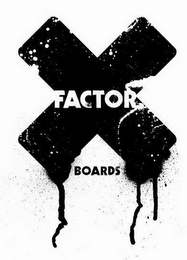 X FACTOR BOARDS logo