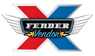 X FENDER VENDOR logo
