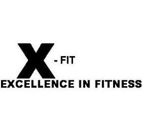 X-FIT EXCELLENCE IN FITNESS logo